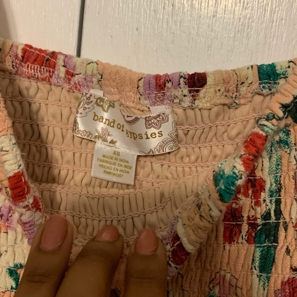 Band of Gypsies mauve crop top NWT size Xs - Picture 5 of 6